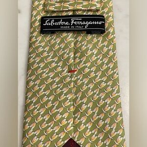 Salvatore Ferragamo Dragonfly Pattern Tie